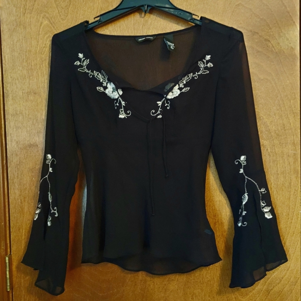 NY&Co Sheer Top